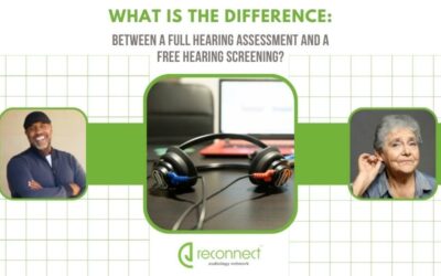 What is the difference between a full hearing assessment and a free hearing screening?
