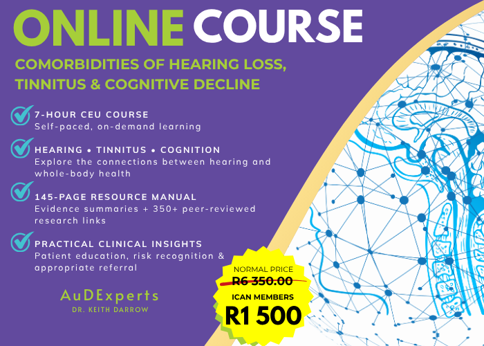Co-Morbidities of Hearing Loss, Tinnitus and Cognitive Decline – Sign-up